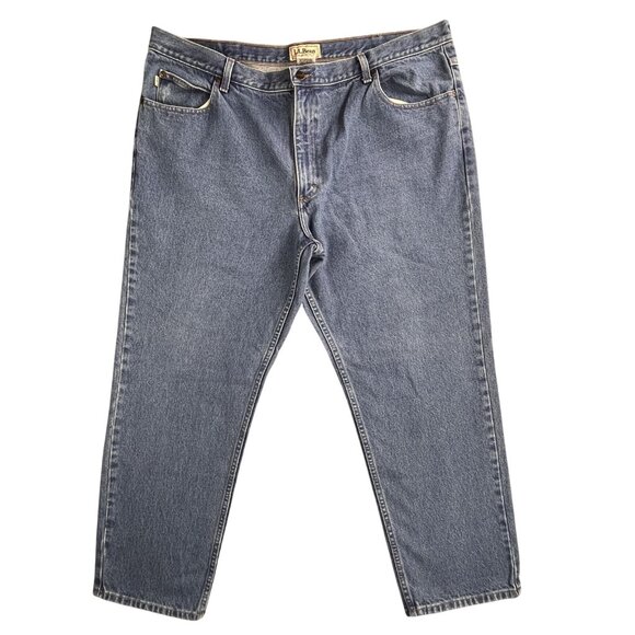 L.L. Bean Other - Vintage LL Bean Jeans Mens 44x30 Blue Denim Classic Fit Straight Leg Y2K 220626
